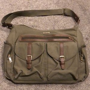 Little Unicorn Diaper Bag - Olive Green